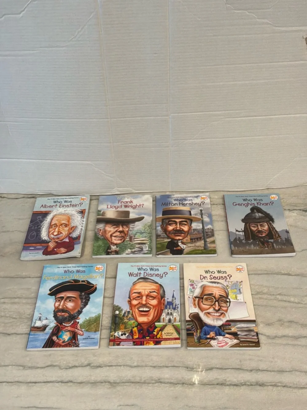Who Was What Was Series Book Bundle Kids Educational Books Lot of 7 Homeschool
